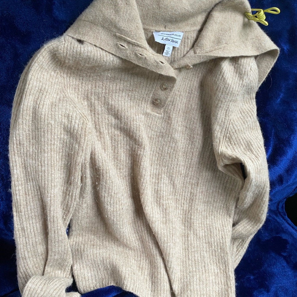 Beige Wool Sweater